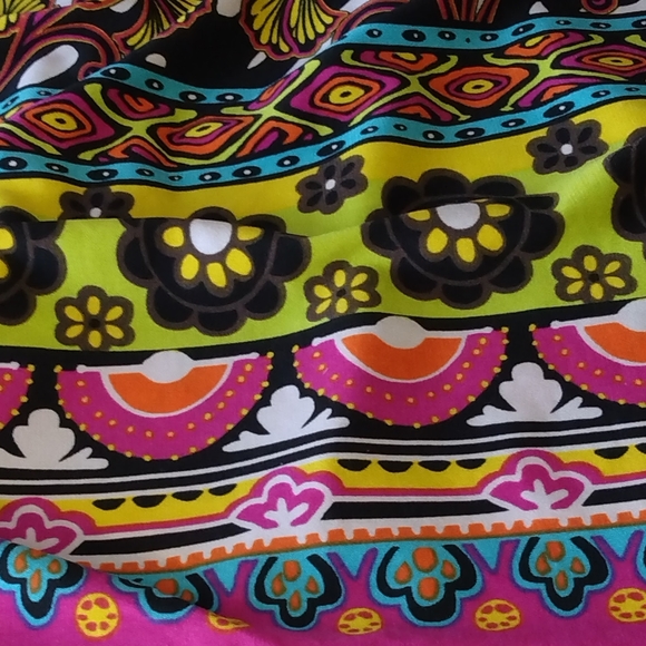 Muse multicolored sleeveless dress, Size 0 - Picture 2 of 15